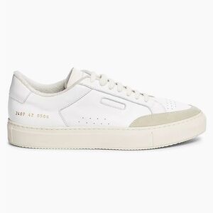 Common Projects feature a rubber sole for added traction